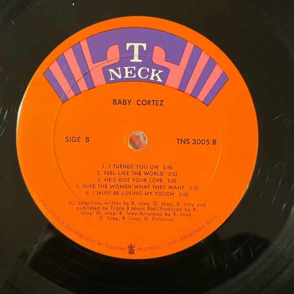 Baby Cortez - The Isley Brothers Way LP vintage vinyl record - Picture 4 of 4